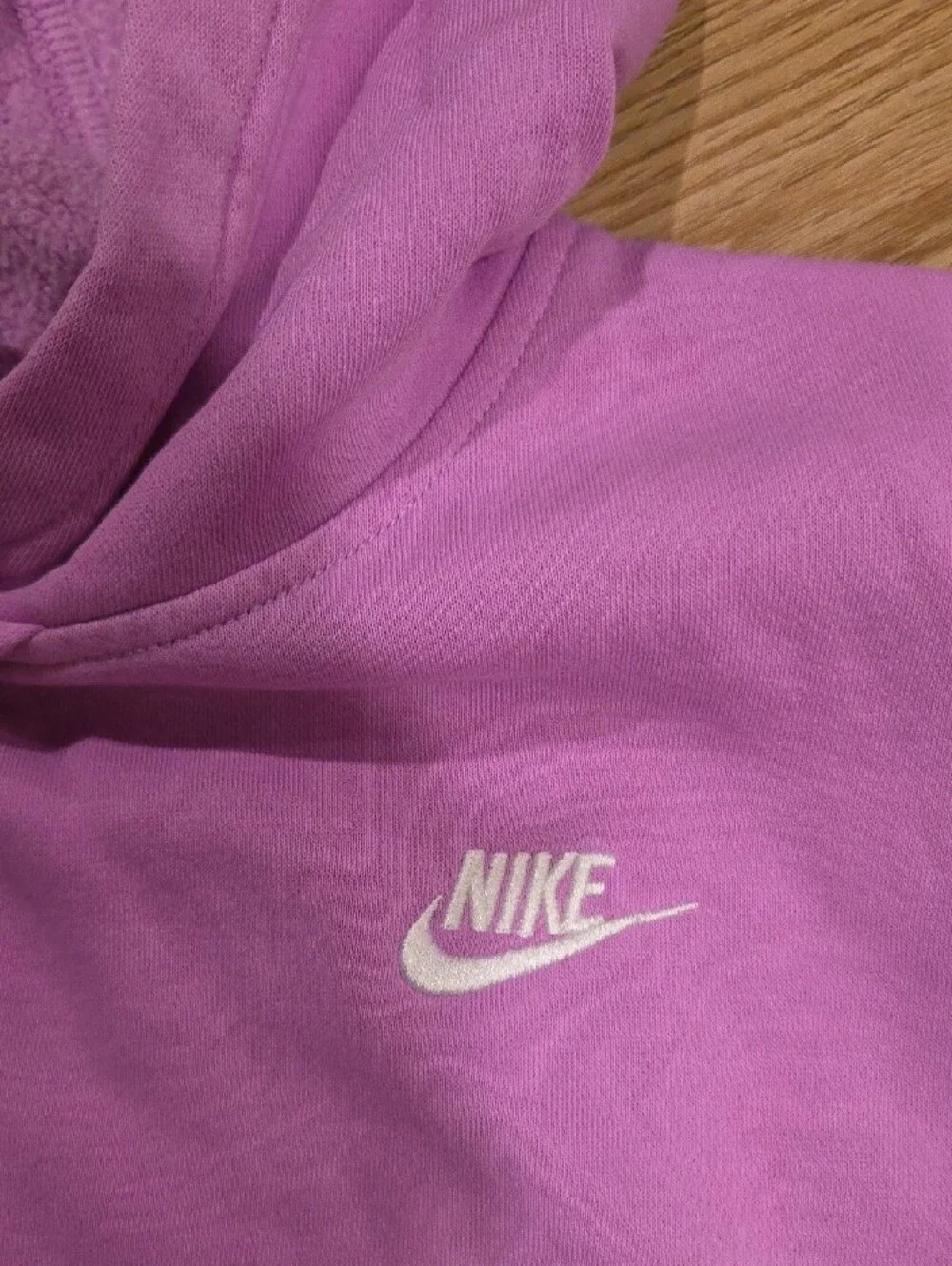 Nike Pink Hooded Sweatshirt Kids Hoodie
